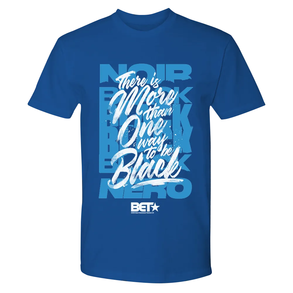 BET More Than One Way Adult Short Sleeve T-Shirt