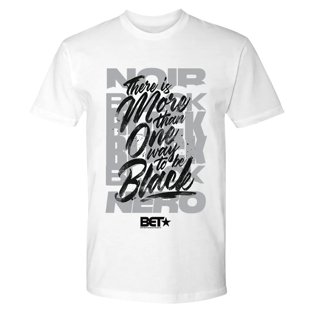 BET More Than One Way Adult Short Sleeve T-Shirt
