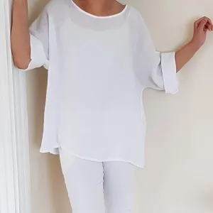 Boxy Linen Top