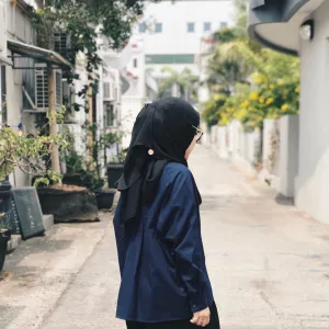 Boxy Top : Navy