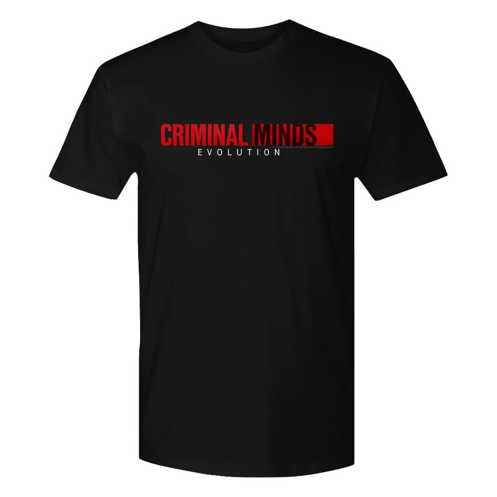 Criminal Minds Evolution Logo Adult Short Sleeve T-Shirt