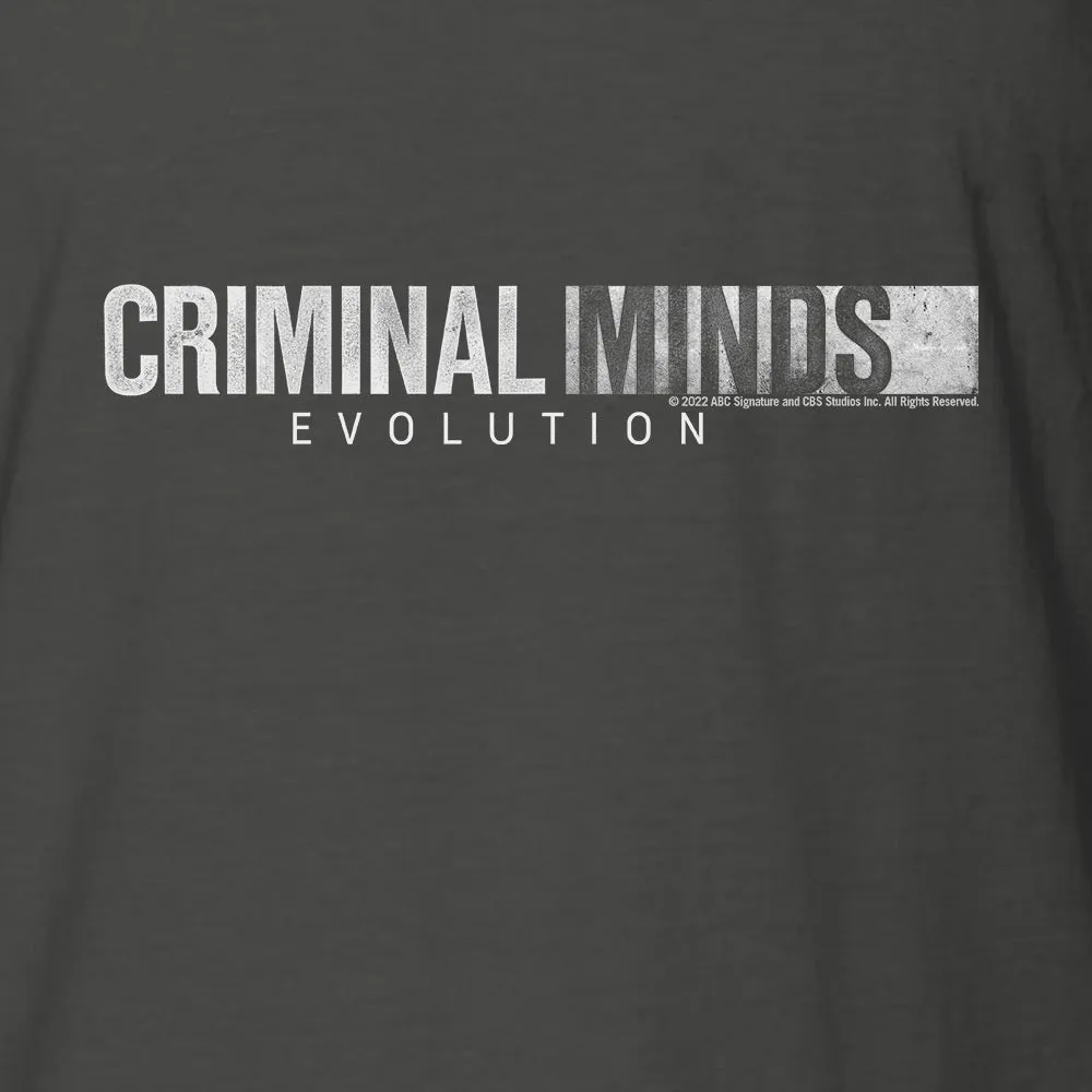 Criminal Minds Evolution Logo Adult Short Sleeve T-Shirt
