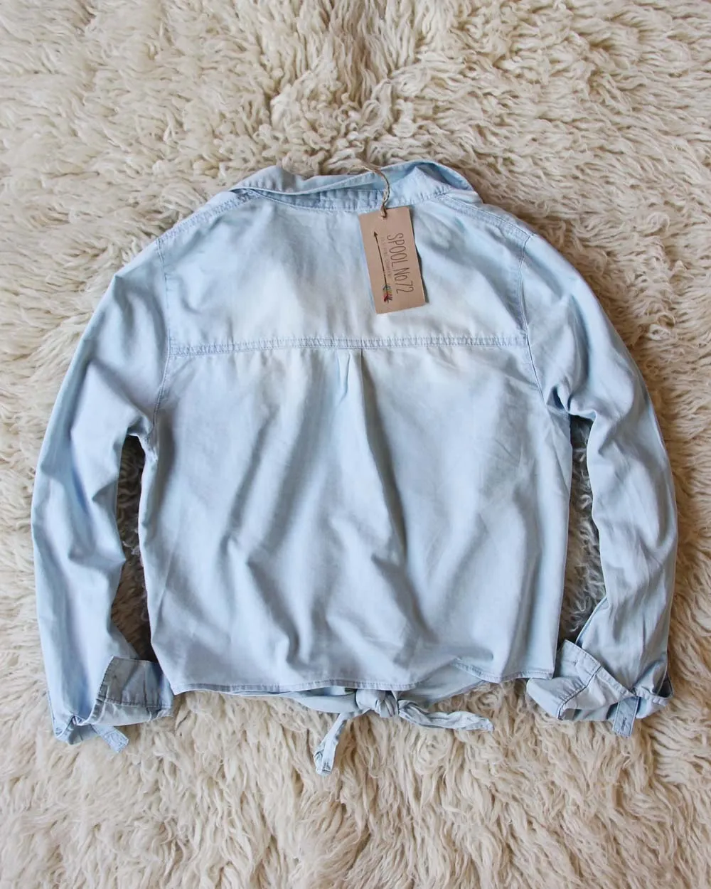 Denim & Tie Top