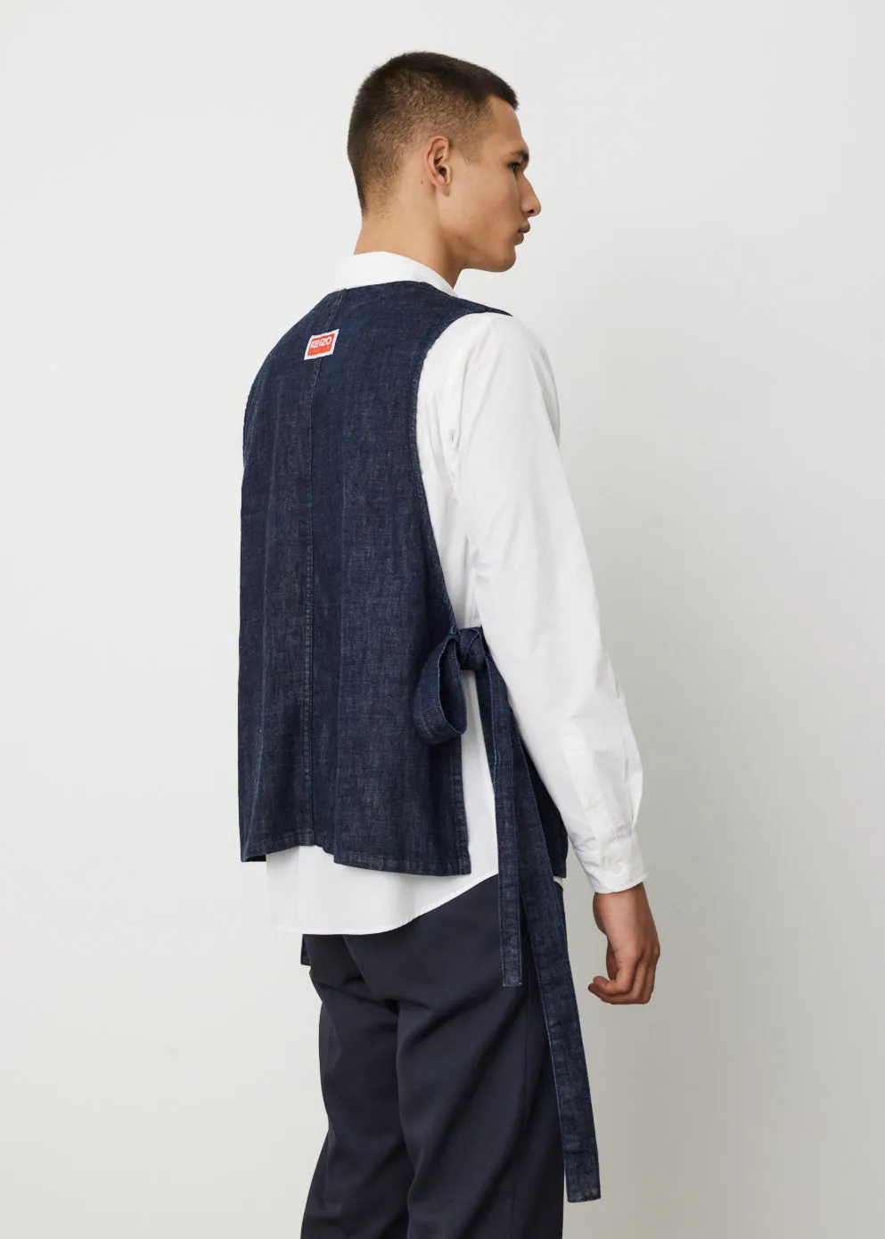 Denim Apron Top