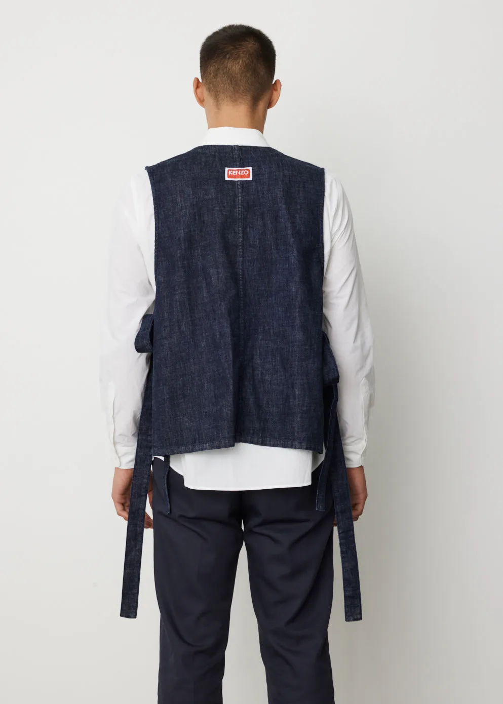 Denim Apron Top