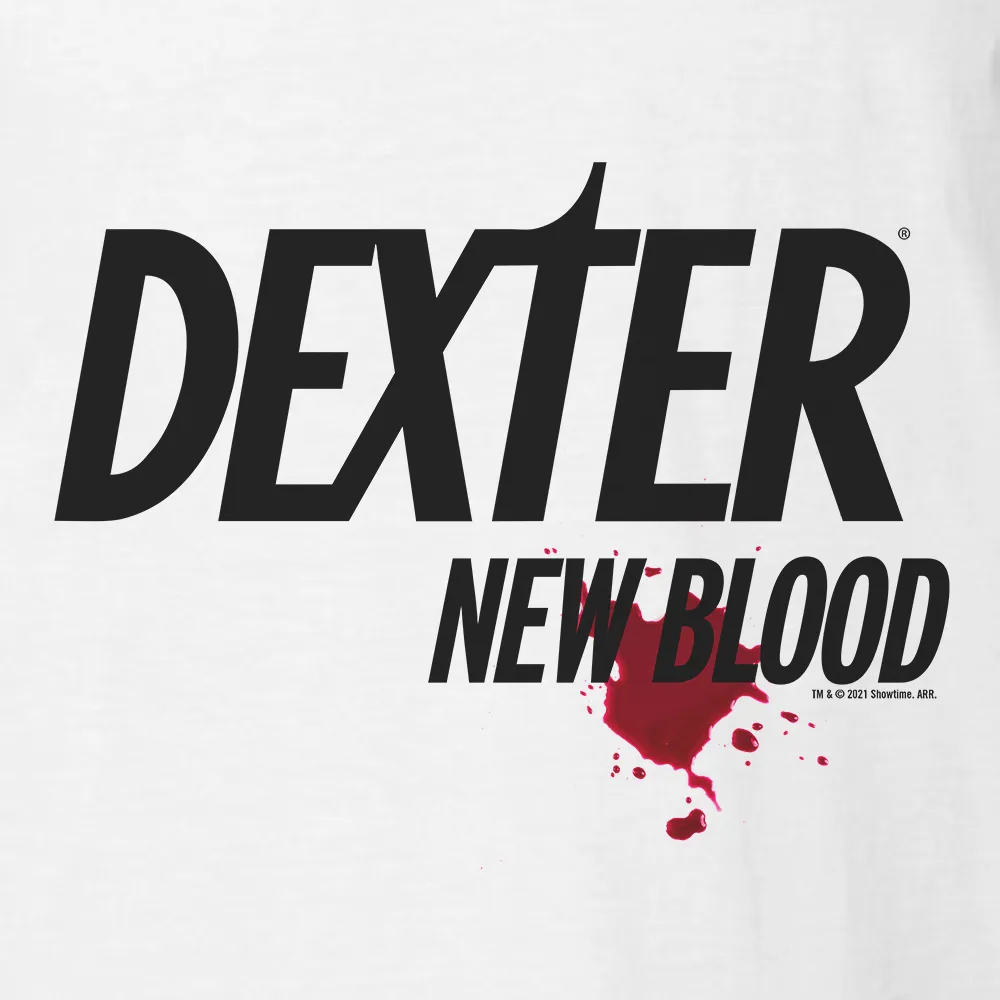 Dexter: New Blood Splatter Logo Adult Short Sleeve T-Shirt