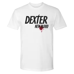 Dexter: New Blood Splatter Logo Adult Short Sleeve T-Shirt