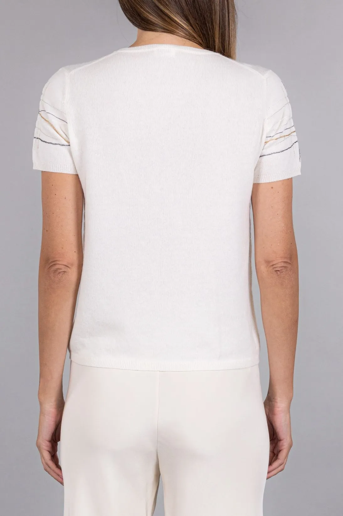 EMBROIDERED SEQUINS TOP