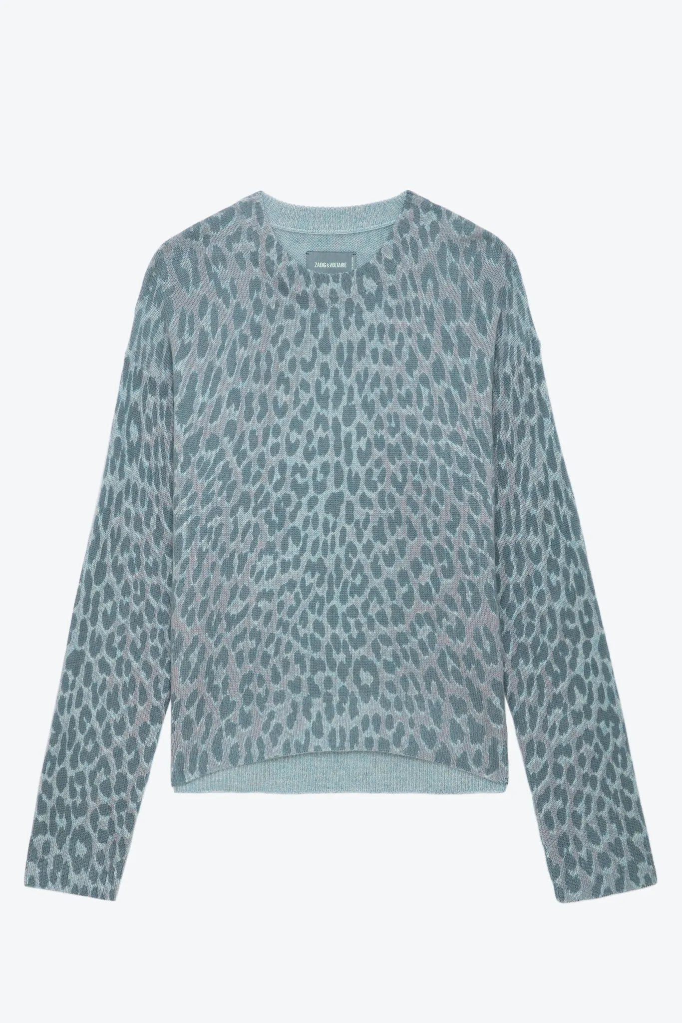 Markus Leopard Cashmere Jumper Nuage