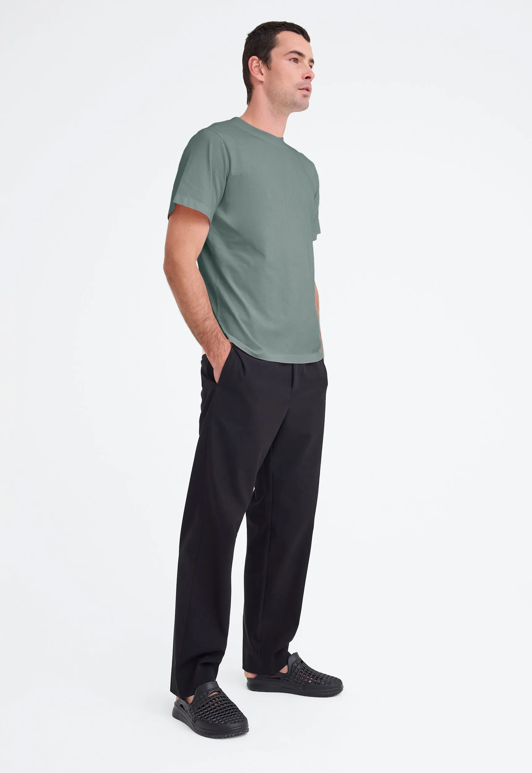 Mills Cotton Tee - Loden
