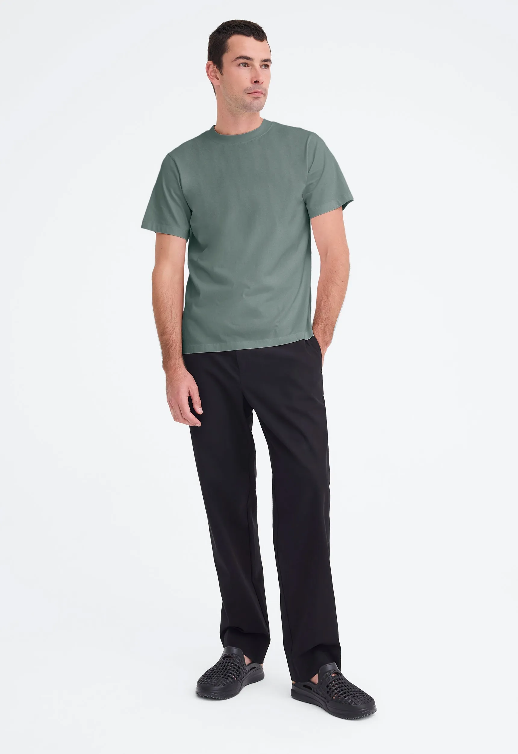 Mills Cotton Tee - Loden