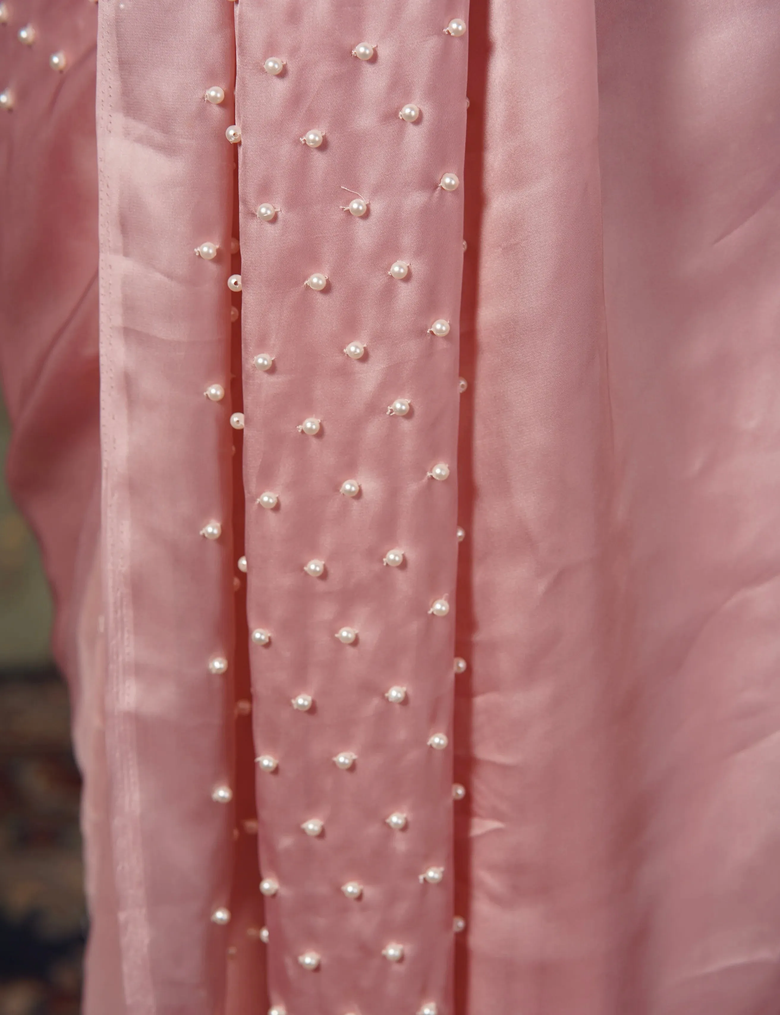 Onion Pink Pearl Paradise Saree
