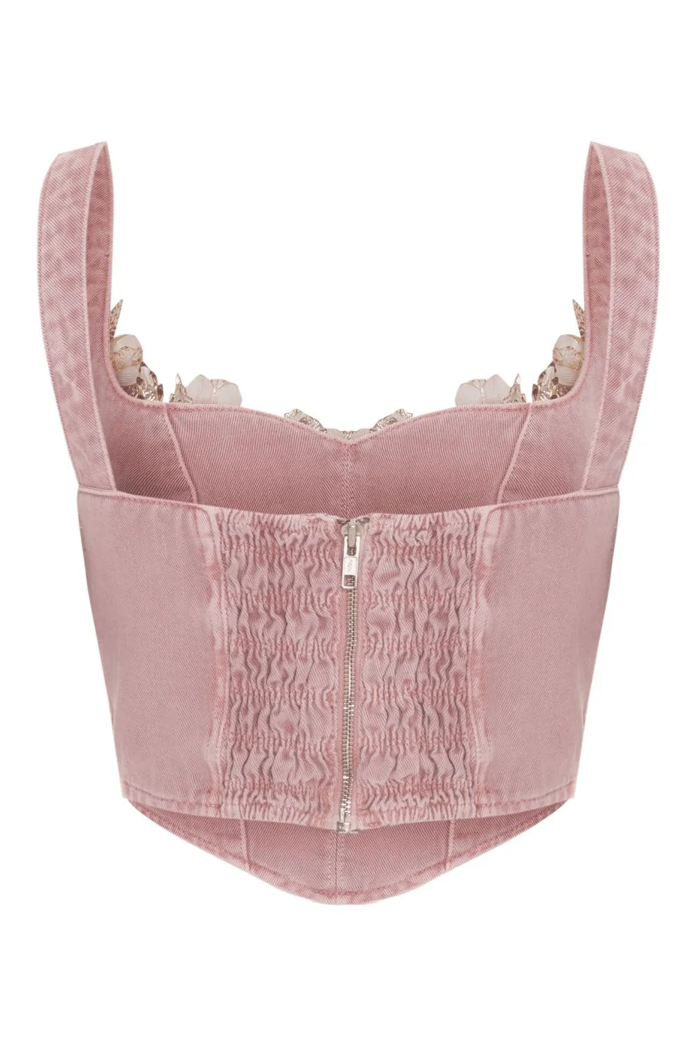 PINK DENIM TOP