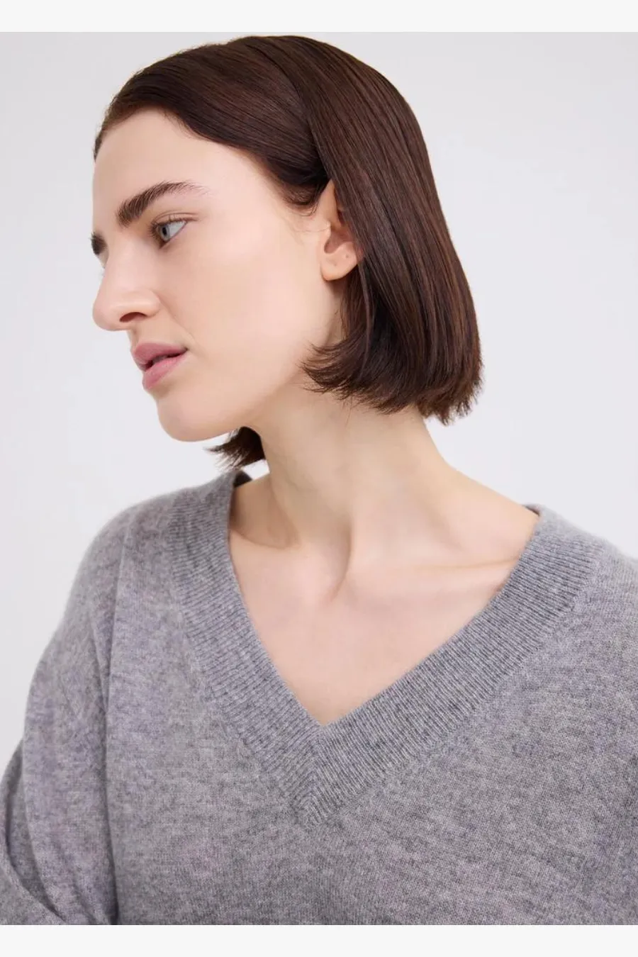 Sharpo Sweater Mid Grey Marle