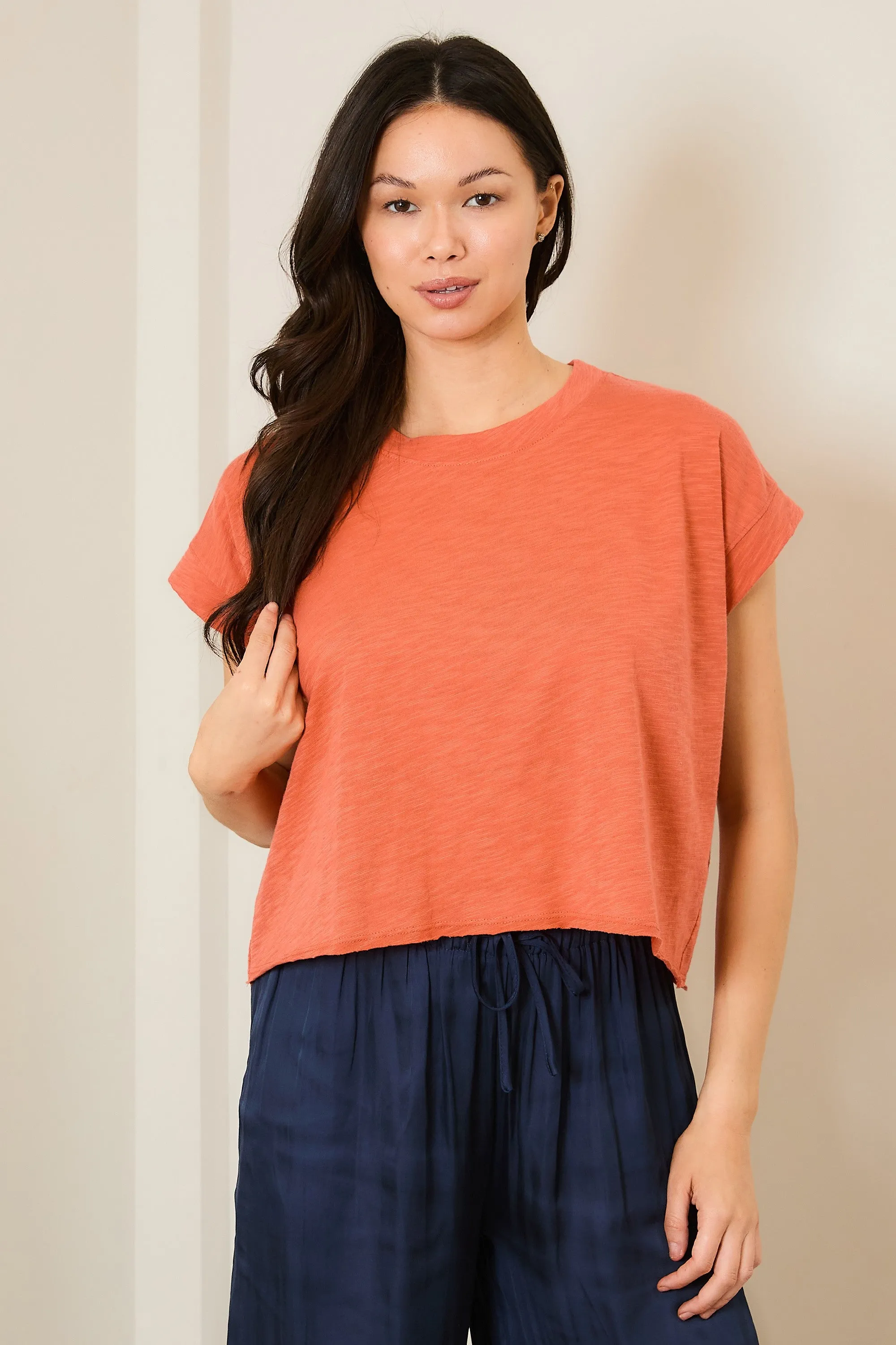 Slub Boxy Tee