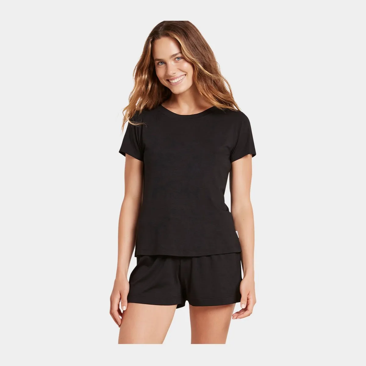 Sort bambus lounge T-shirt
