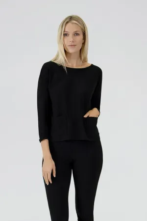 Spark Boxy Top | Black