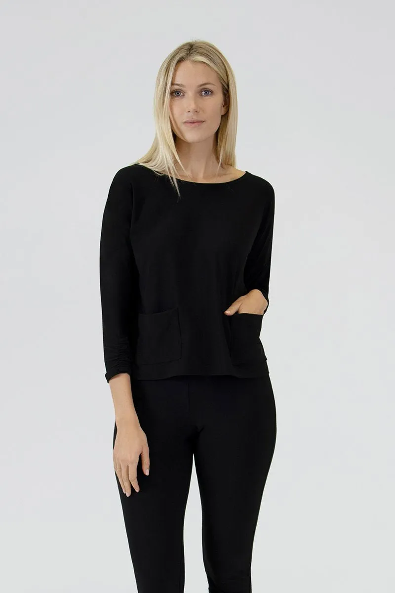 Spark Boxy Top | Black