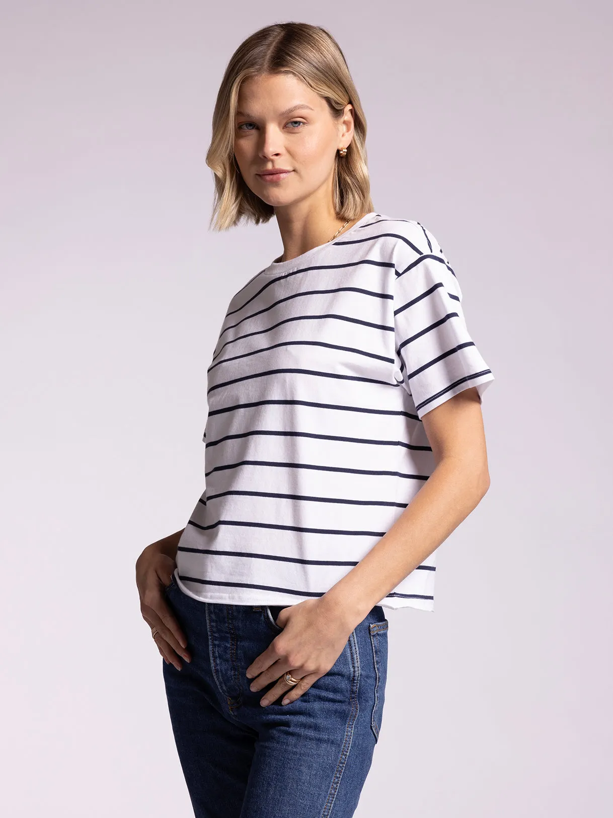 Stripe Katelin Tee