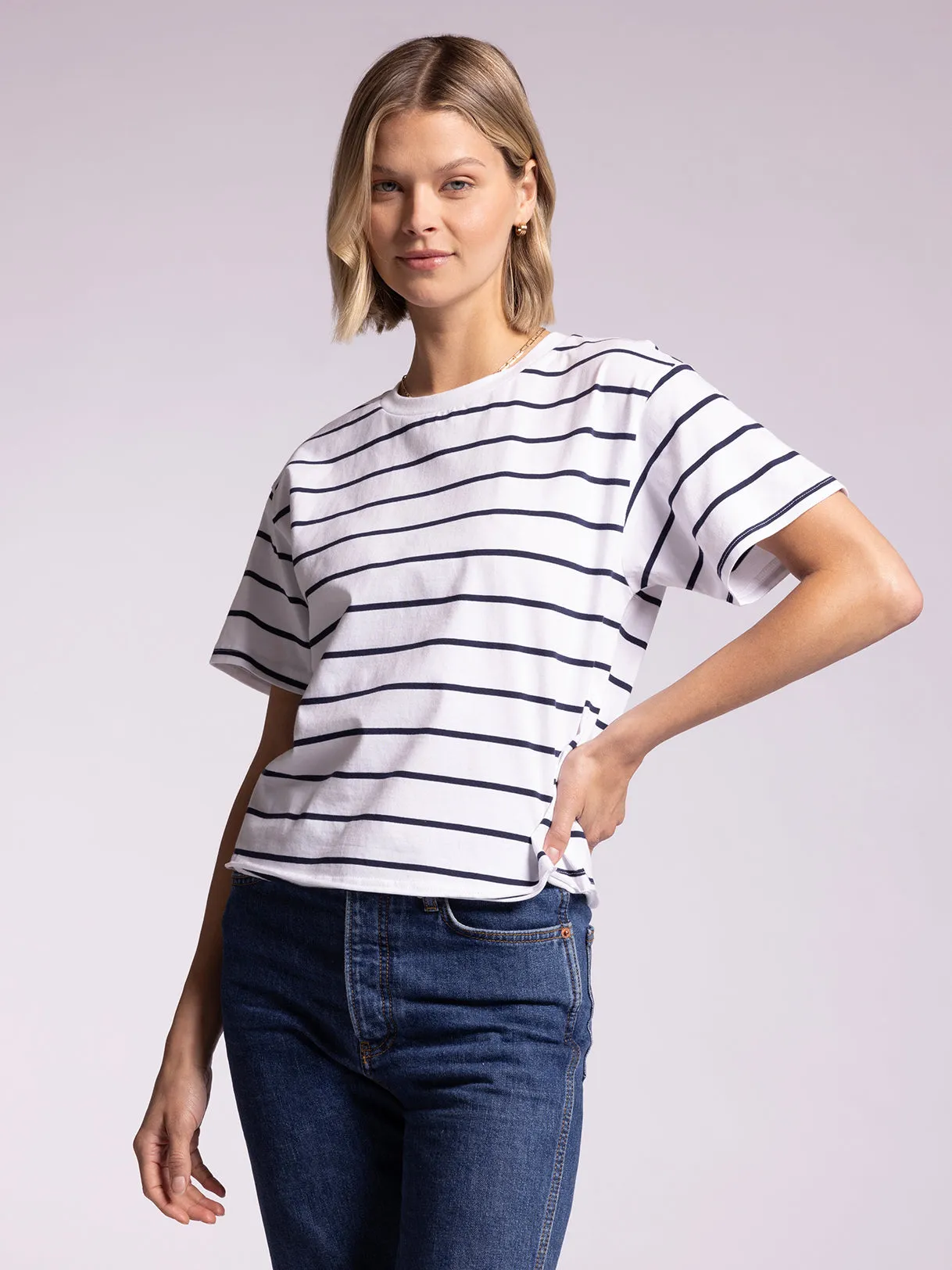 Stripe Katelin Tee